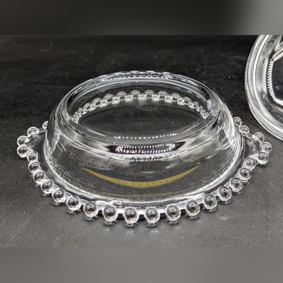 Imperial Glass Candlewick Covered Butter Dish - Picture 5 of 6